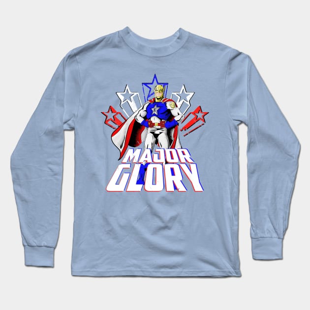 LOOK KIDS! ITS MAJOR GLORY! Long Sleeve T-Shirt by Watson Creations